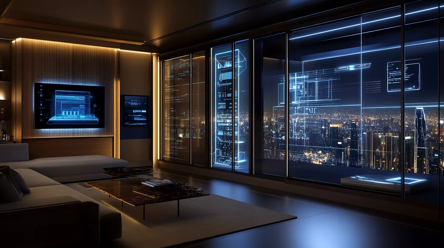 شقة ذكية فاخرة 2025 – تصميم مستقبلي بتقنيات الذكاء الاصطناعي والديكور الحديث